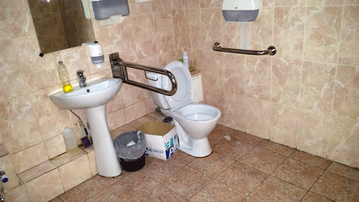 Туалетная кабина для МГН (инвалидов)