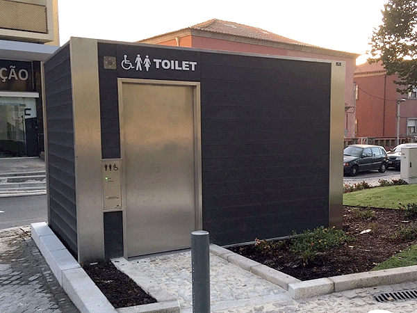 городской модульный туалет