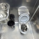 Модульный туалет в Кусковском лесопарке